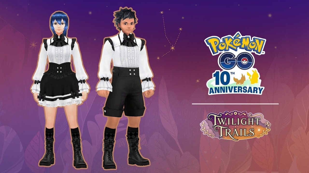 ポケモンGOハロウィン2026の着せ替え ハロウィン衣装スカートセットとパンツセット