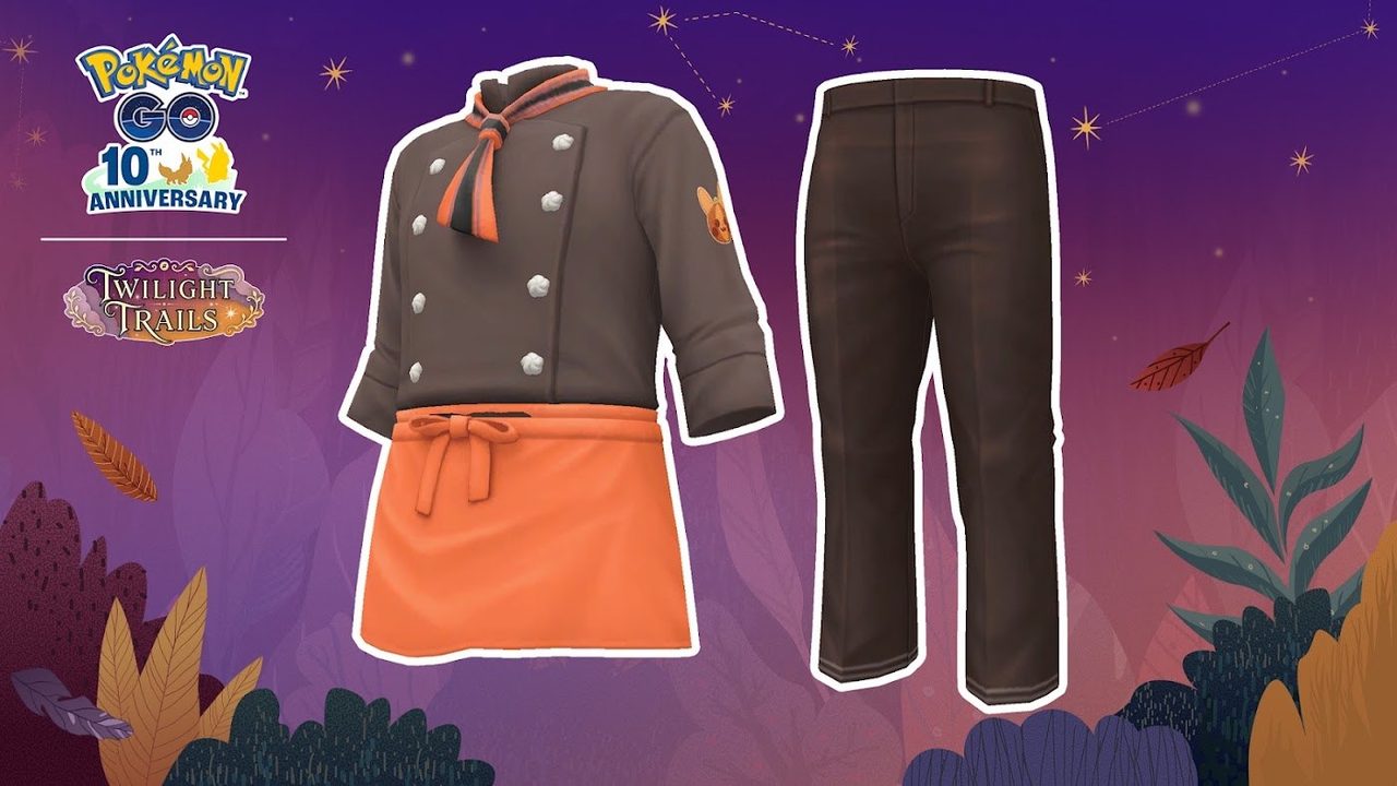 ポケモンGO GOパスデラックス限定のパティシエ トップスとパンツ