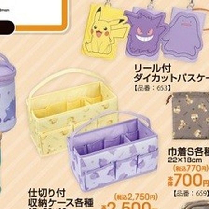 仕切り付収納ケース 各種 ポケットモンスター