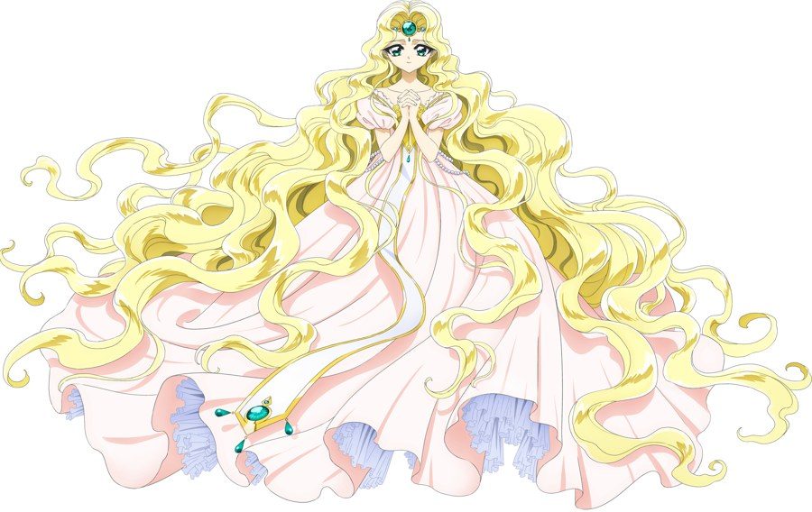 魔法騎士レイアース 新作アニメのエメロード姫のキャラクタービジュアル