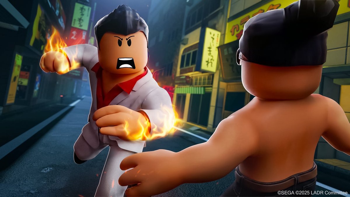 龍が如く ブロックス ヒートアクションで戦うバトルシーン
