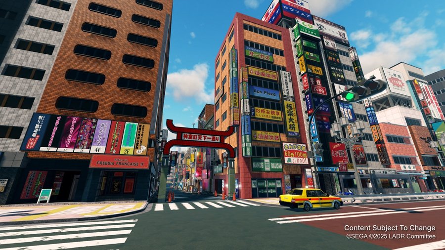 龍が如く ブロックス 神室町 天下一通りのゲーム画面 ロブロックス