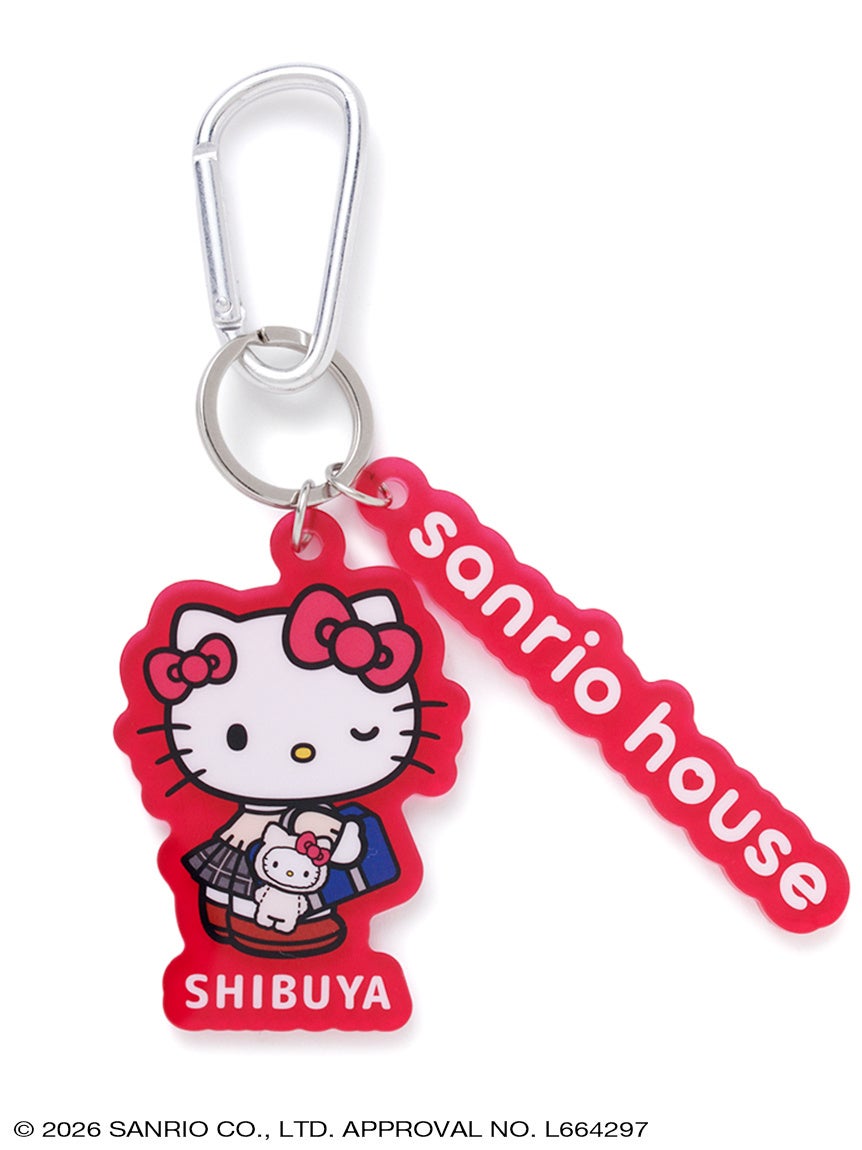 渋谷PARCO限定柄のアクリルチャーム SHIBUYAキーホルダー