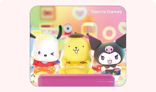ビックカメラ・ソフマップ・コジマの店舗別特典 サンリオキャラクターのマウスパッド