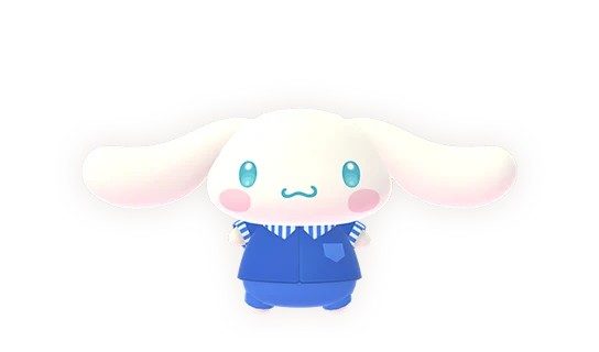 ローソンとHMVの店舗別特典 シナモロール専用の青いたてじまシャツ