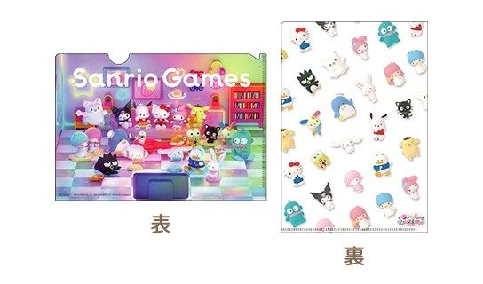 楽天ブックスの店舗別特典 サンリオキャラクターのA5クリアファイル