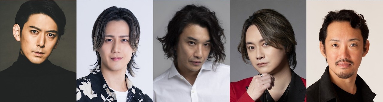 さよならソルシエのキャストビジュアル下段 出演者5名