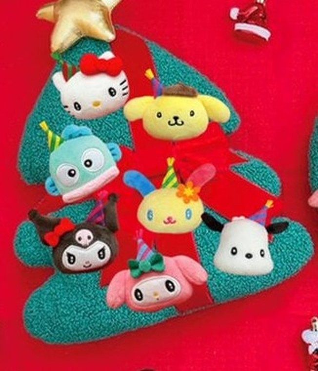 サンリオキャラクターズ クリスマスツリー型 マスコットチャーム アベイル