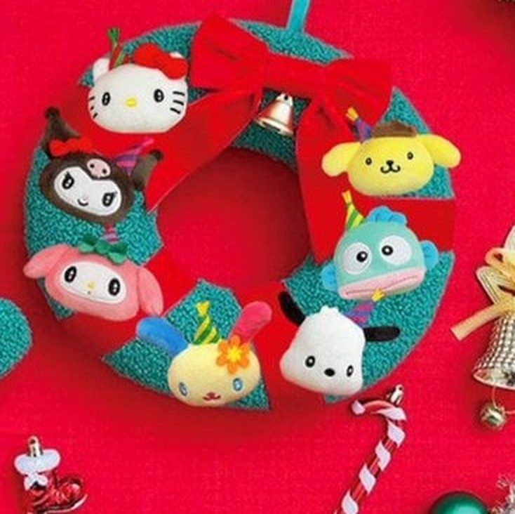 サンリオキャラクターズ クリスマスリース型 マスコットチャーム アベイル