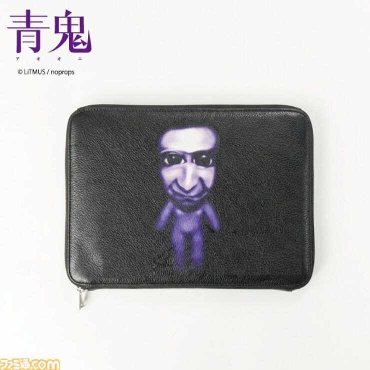 青鬼 タブレットケース 青鬼のイラスト入り
