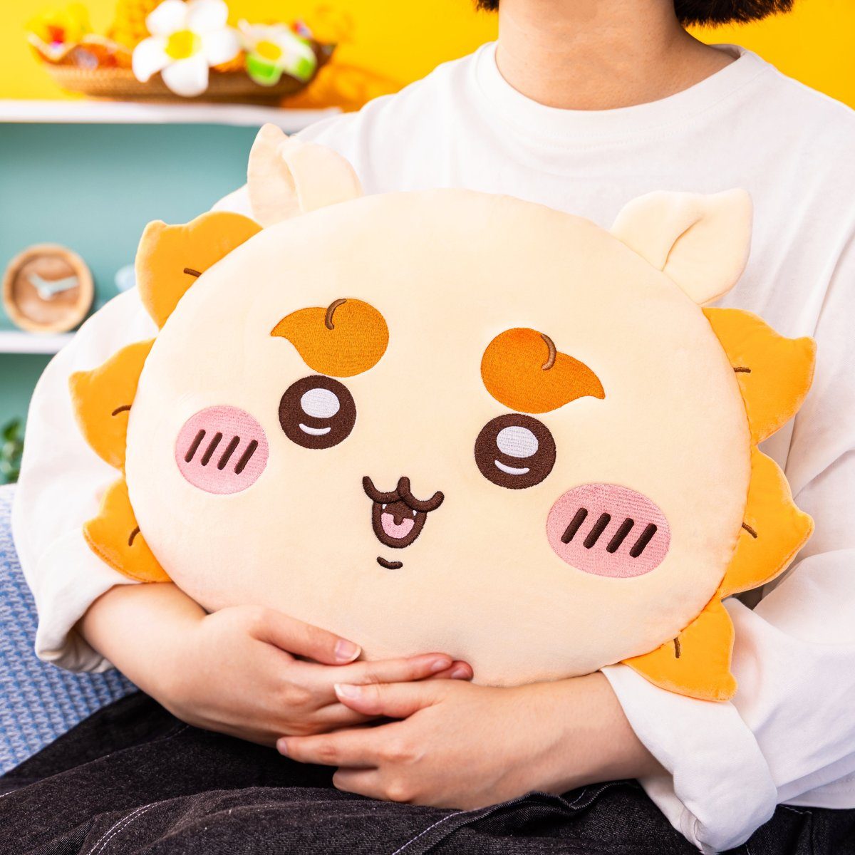 シーサーだらけくじ フェイスクッションのイメージ