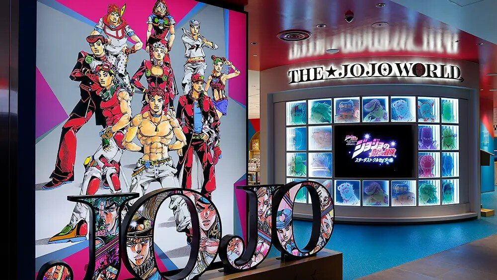渋谷PARCO THE★JOJO WORLD のコラボ展示