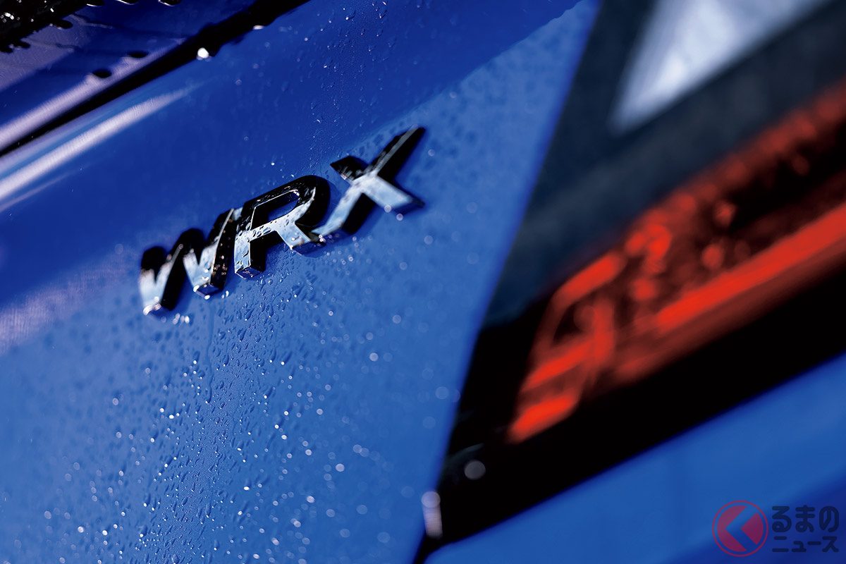 スバル WRX STI Sport♯ のリアエンブレム