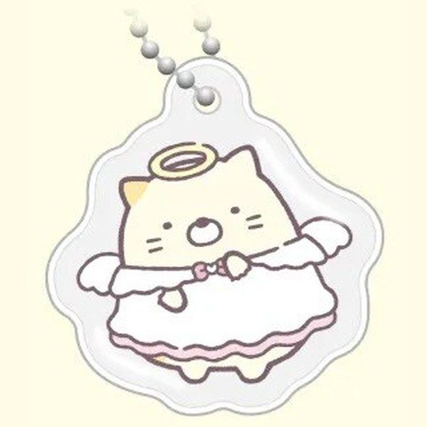 すみっコぐらし リフレクターキーホルダー「ねこ」
