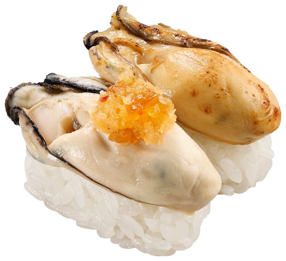 スシロー 牡蠣食べ比べ 秋の限定ネタ