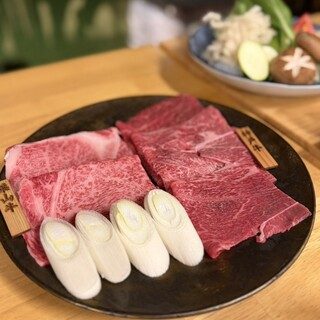鎌倉 和牛すき焼きしゃぶしゃぶレストラン Sasho(神奈川県鎌倉市)の料理の写真