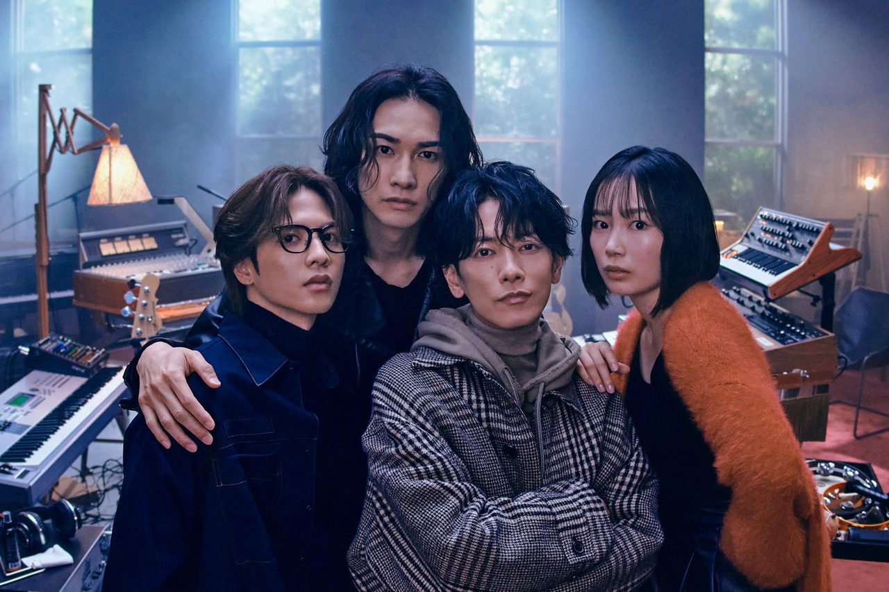 TENBLANKのアーティスト写真 佐藤健 宮﨑優 町田啓太 志尊淳