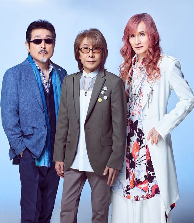 THE ALFEE 坂崎幸之助 髙見沢俊彦 桜井賢の3人のアーティスト写真(縦位置)
