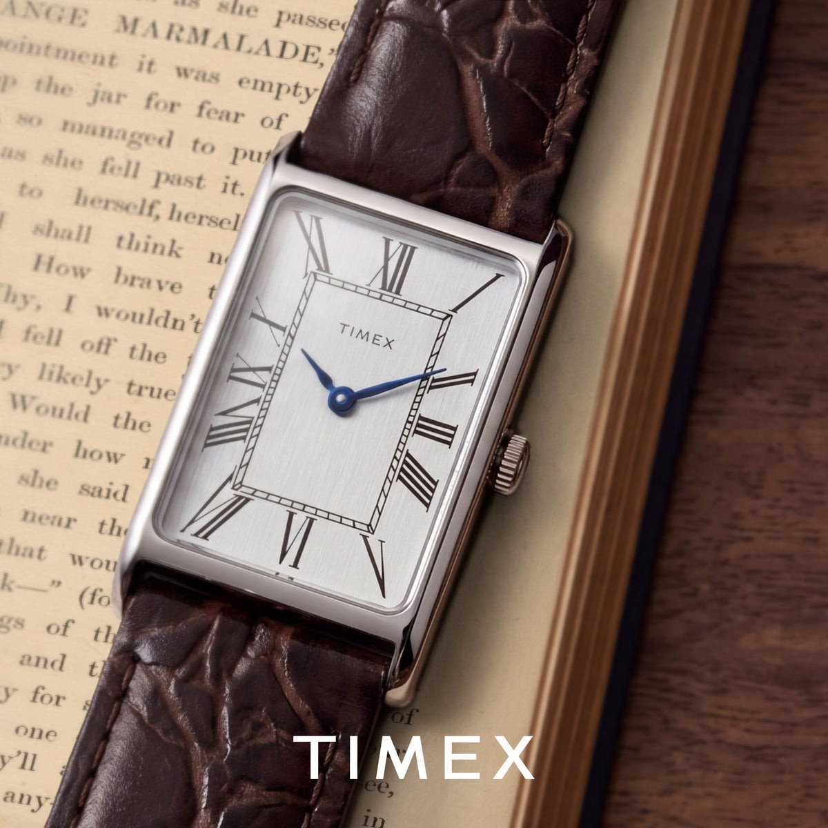 TIMEX 1976 Rectangle Reissue シルバーのスタイリング例