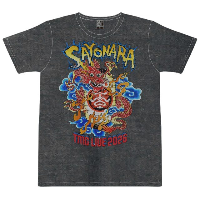 TMG LIVE 2026 SAYONARAのツアーTシャツのイラスト