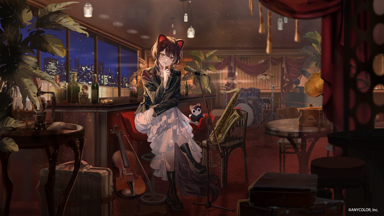 ドラマ女帝のオープニング主題歌を担当する戌亥とこさんのイラスト