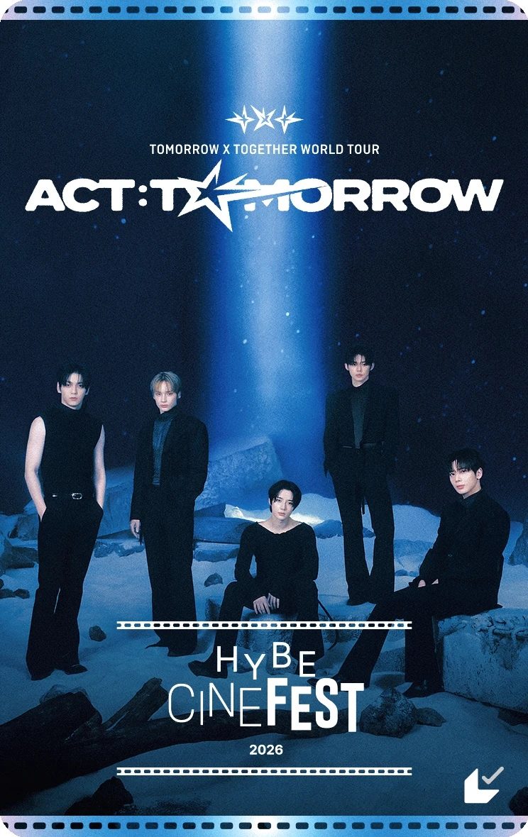 TOMORROW X TOGETHER WORLD TOUR ACT:TOMORROW ムビチケカードビジュアル
