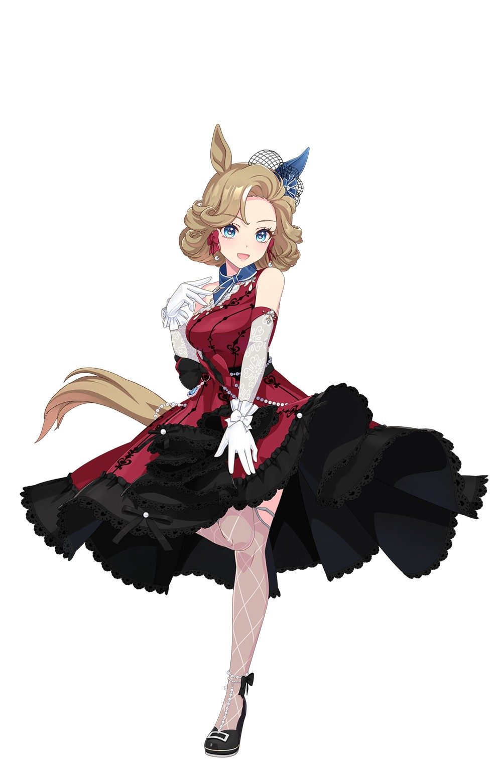 ウマ娘 ウインマリリンの勝負服 赤いドレス