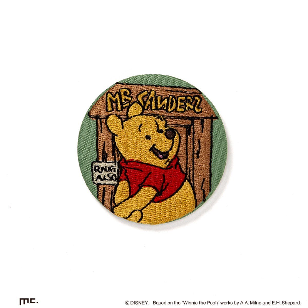 The POOH SHOP 限定刺繍缶バッジ