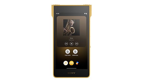 NW-WM1ZM3のディスプレイ表示イメージ