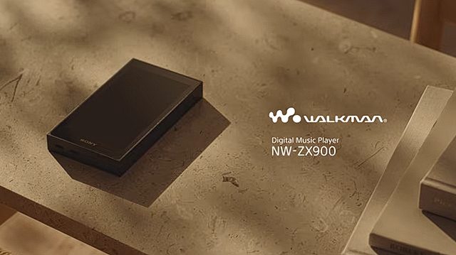 ソニー新型ウォークマン NW-ZX900 の製品イメージ