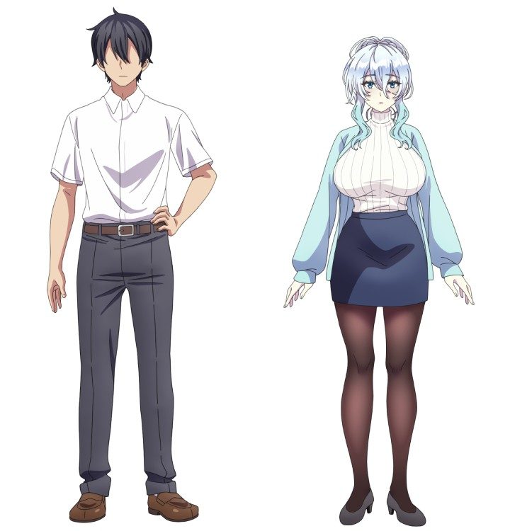 高橋さとると雪乃深冬のキャラクタービジュアル