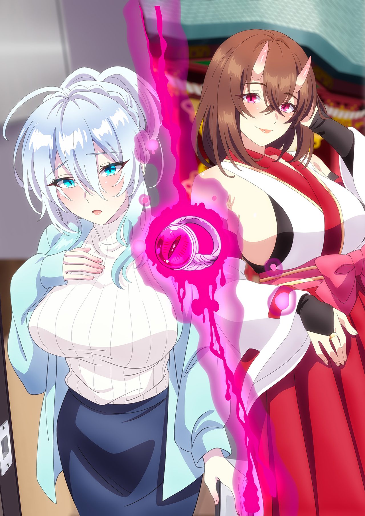 雪女さんと呪いの指輪 キービジュアル