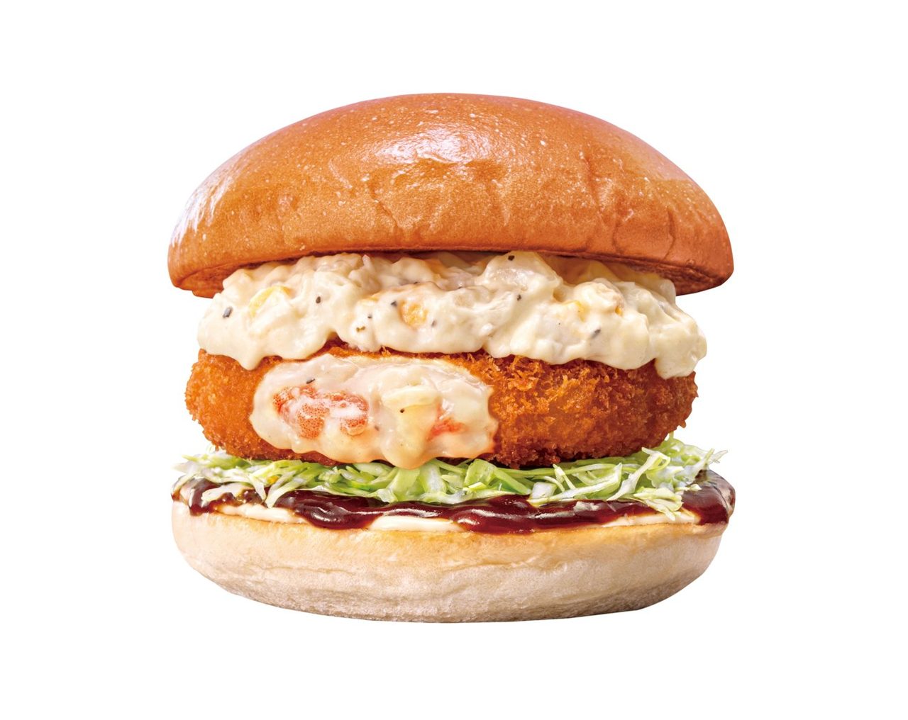 タルデミえびグラタンバーガー